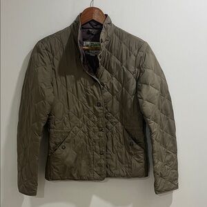 Eddie Bauer Vintage Women’s Jacket Small Quilted Down Filled Chore Coat *As Is